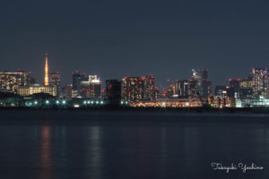 若狭公園からみた都内夜景